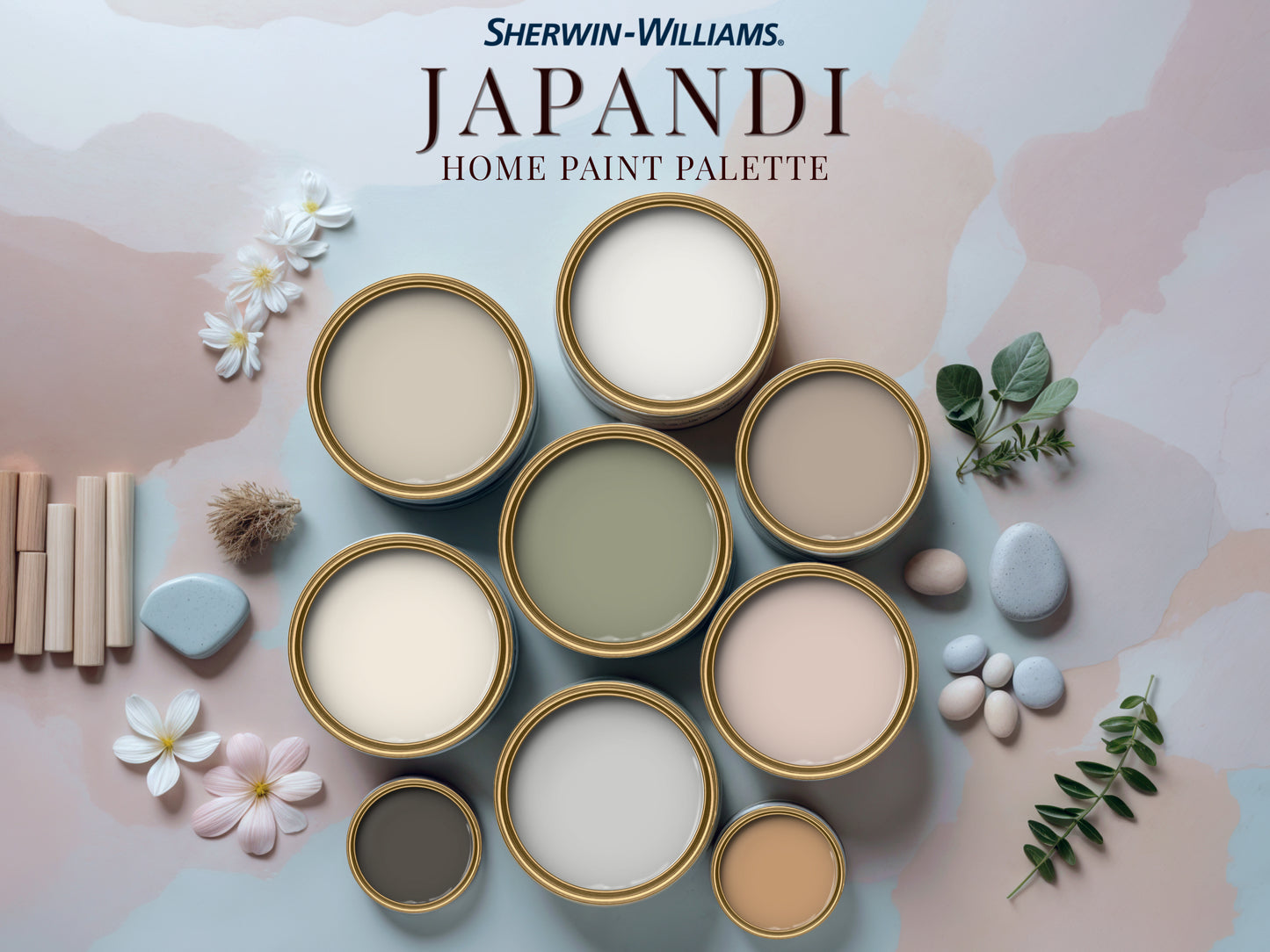 Japandi Paint Palette Sherwin Williams