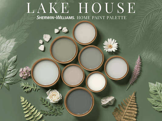 Lake House Paint Palette    Sherwin Williams