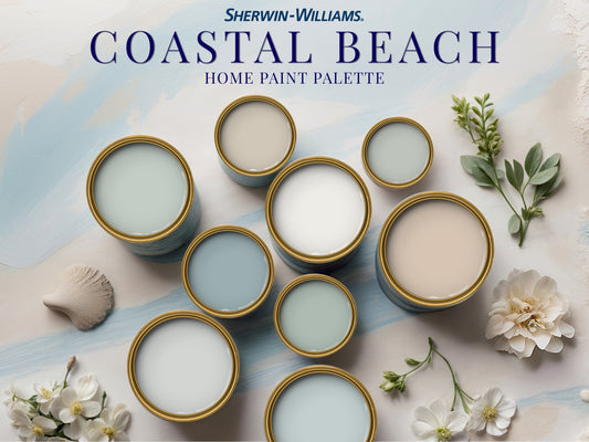 Coastal Beach Paint Palette Sherwin Williams