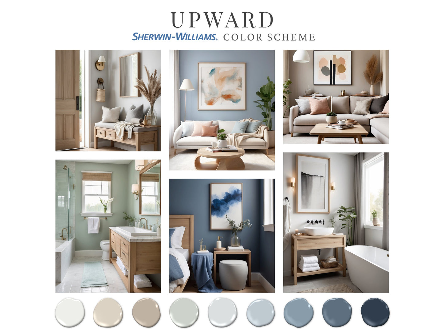 Upward Paint Palette Sherwin Williams