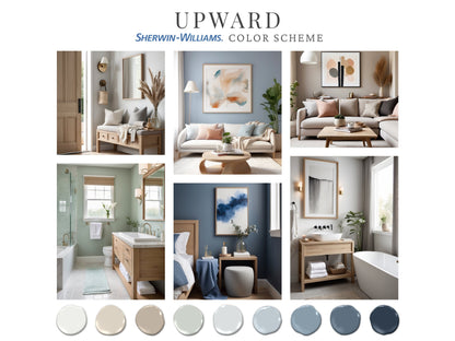 Upward Paint Palette Sherwin Williams