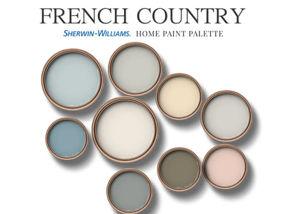 French Country Paint Palette Sherwin Williams