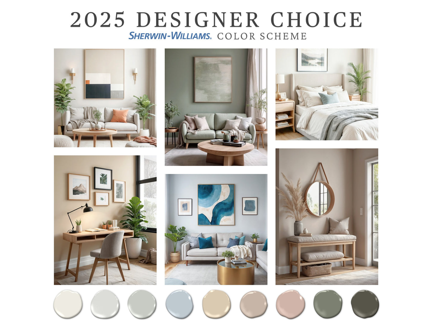 2025 Designer Choice Paint Palette Sherwin Williams