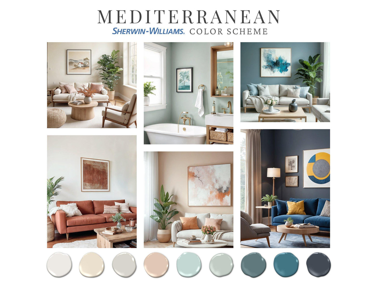 Mediterranean Paint Palette Sherwin Williams