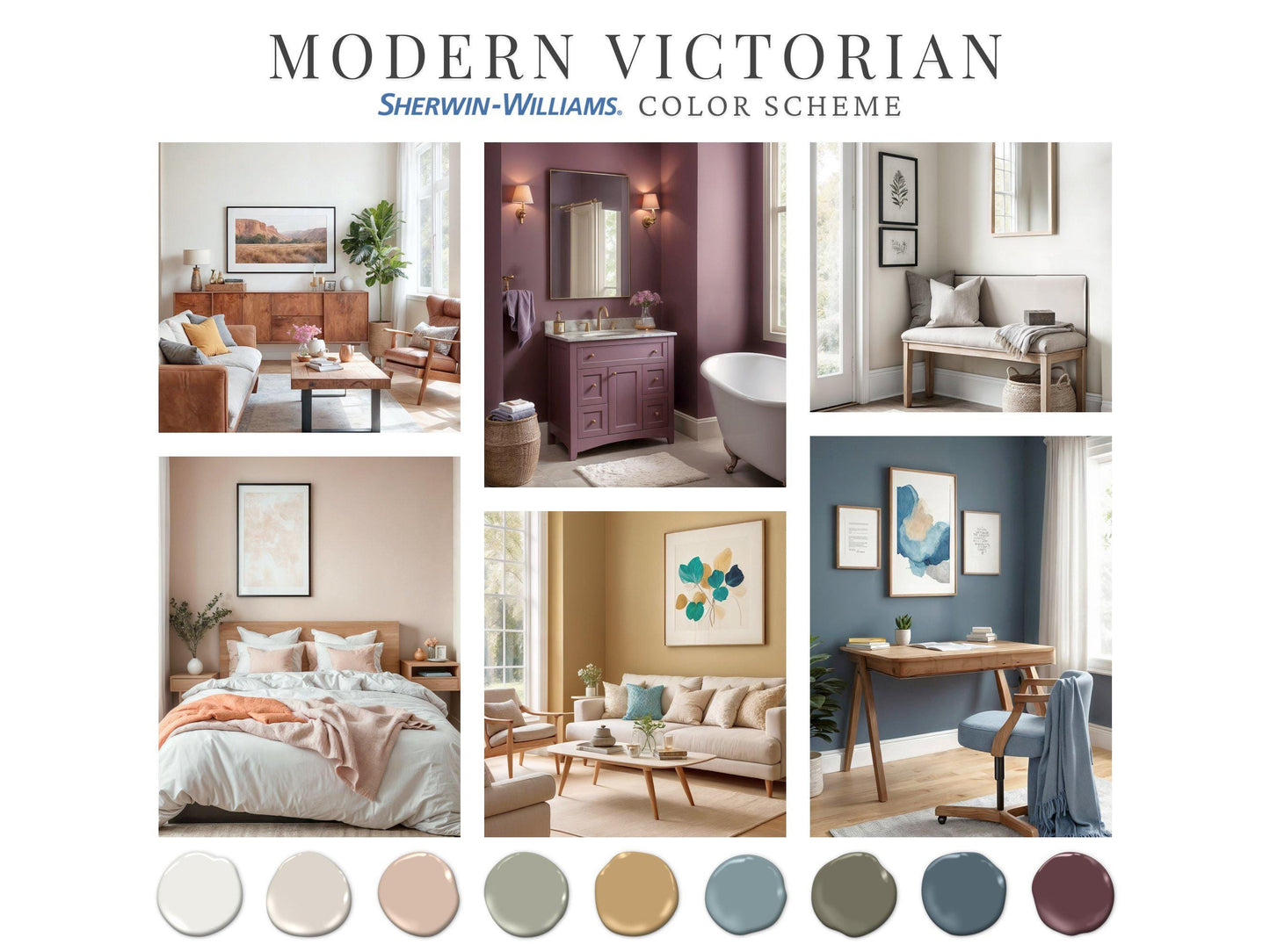 Modern Victorian Paint Palette Sherwin Williams