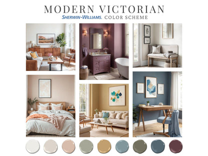 Modern Victorian Paint Palette Sherwin Williams