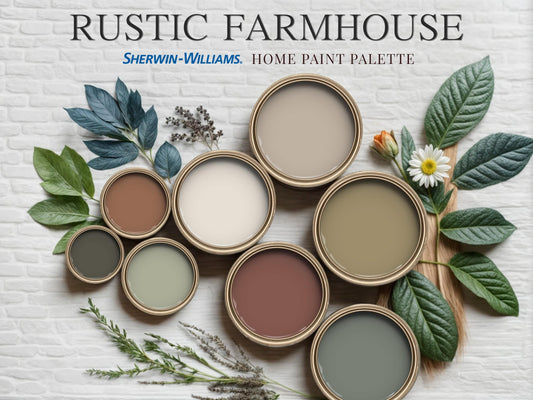 Rustic Farmhouse Paint Palette Sherwin Williams