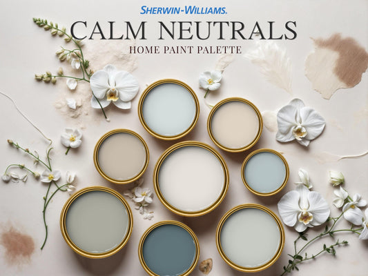 Calm Neutrals Paint Palette Sherwin Williams