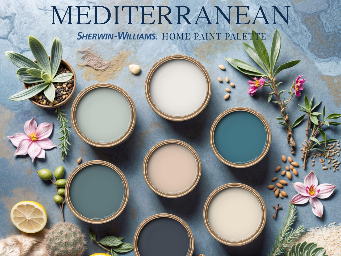 Mediterranean Paint Palette Sherwin Williams