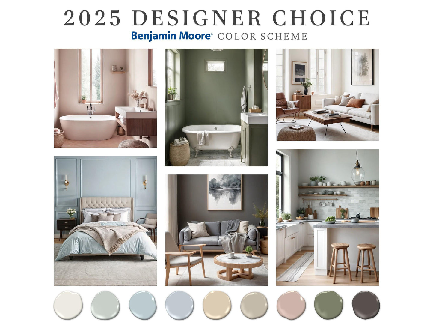 2025 Designer Paint Palette Choice Benjamin Moore
