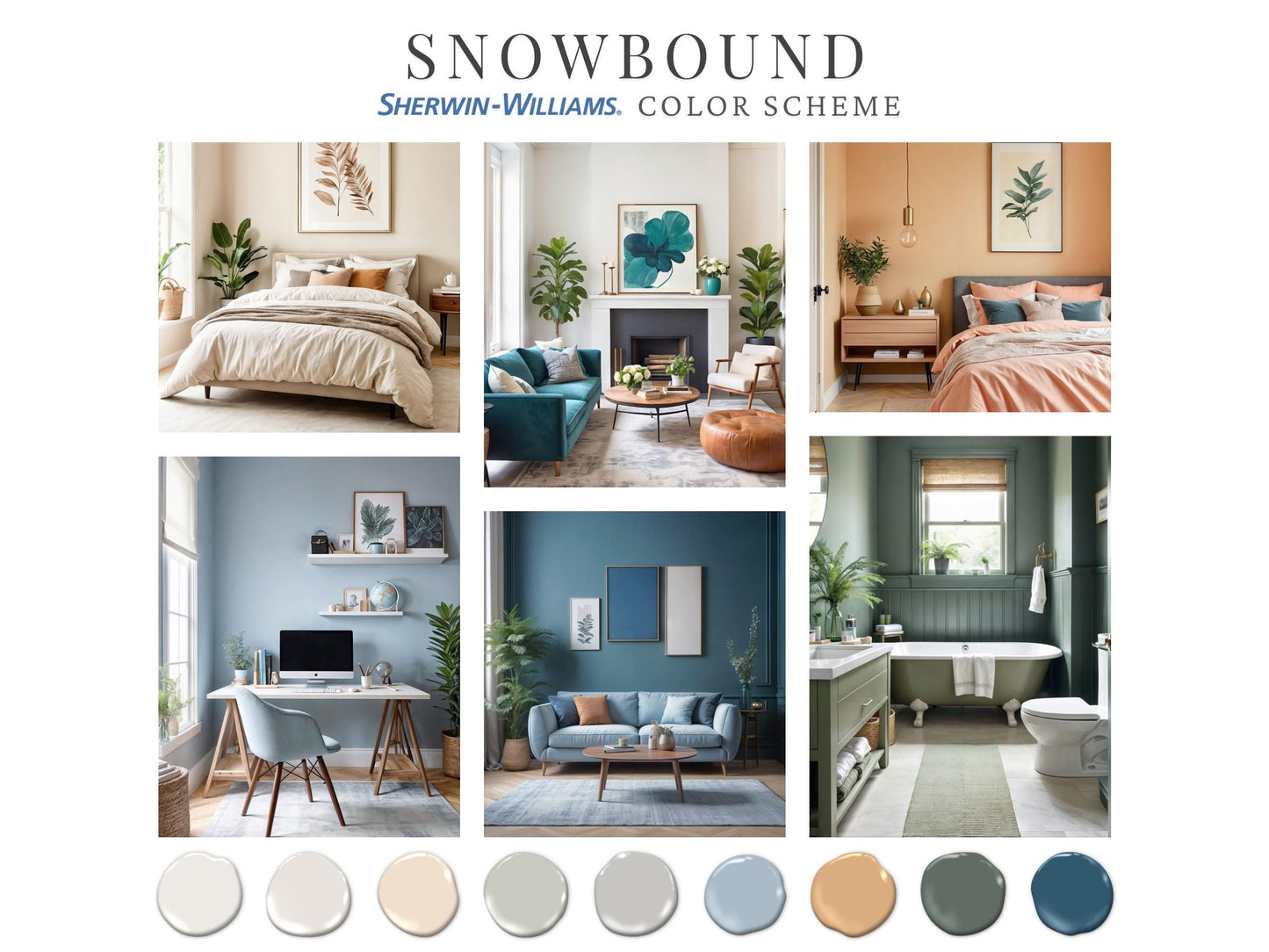 Snowbound Sherwin Williams Paint Palette