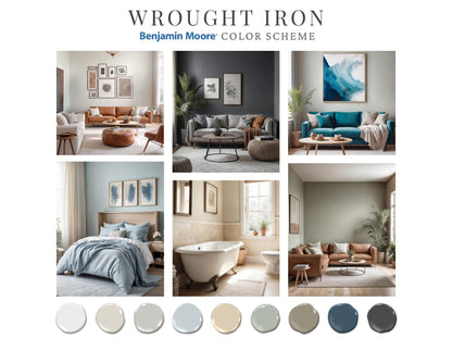 Wrought Iron Paint Palette Benjamin Moore