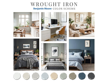 Wrought Iron Paint Palette Benjamin Moore