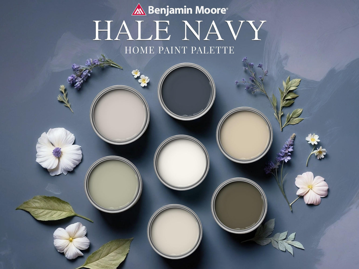Hale Navy Benjamin Moore Paint Palette