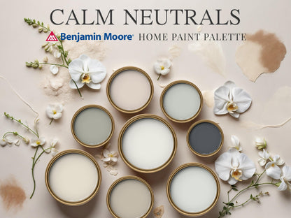 Calm Neutrals Paint Palette Benjamin Moore