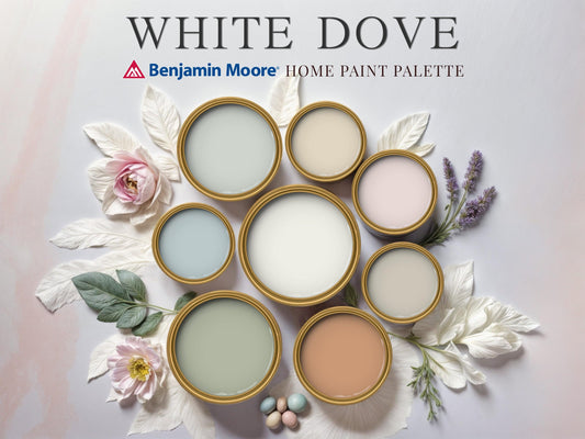 White Dove Benjamin Moore Paint Palette