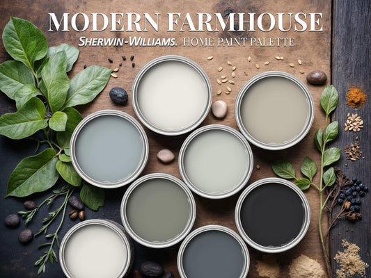 Modern Farmhouse Paint Palette Sherwin Williams