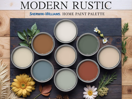 Modern Rustic Paint Palette Sherwin Williams
