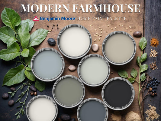 Modern Farmhouse Paint Palette Benjamin Moore