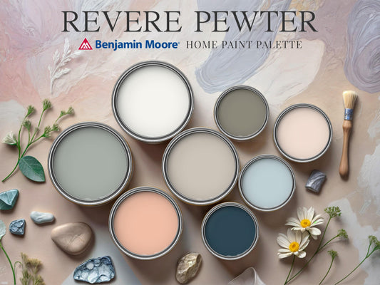 Revere Pewter Paint Palette Benjamin Moore