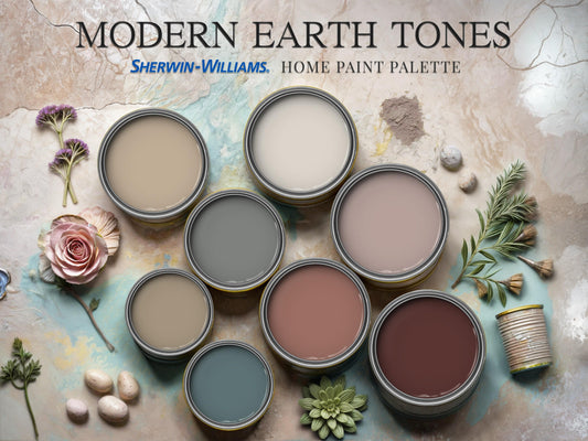 Modern Earth Tones Sherwin Williams Paint Palette