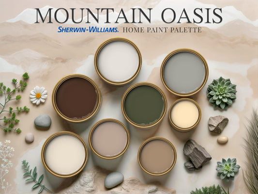 Mountain Oasis Paint Palette Sherwin Williams