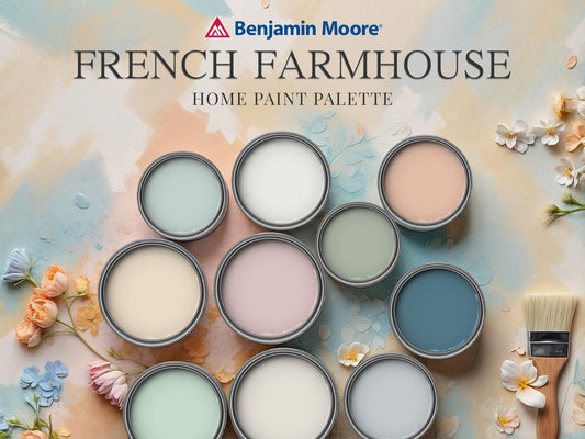 French Farmhouse Paint Palette Benjamin Moore
