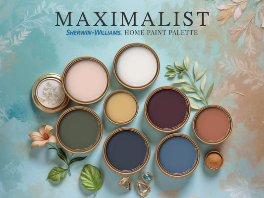 Maximalist Eclectic Paint Palette Sherwin Williams