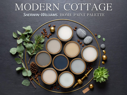 Modern Cottage Paint Palette Sherwin Williams