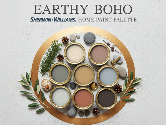 Earthy Boho Sherwin Williams Paint Palette