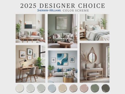 2025 Designer Choice Paint Palette Sherwin Williams